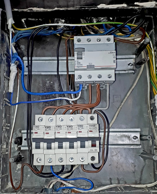 Konut Sigorta Kutusu ve Kaçak Akım Rölesi Montajı